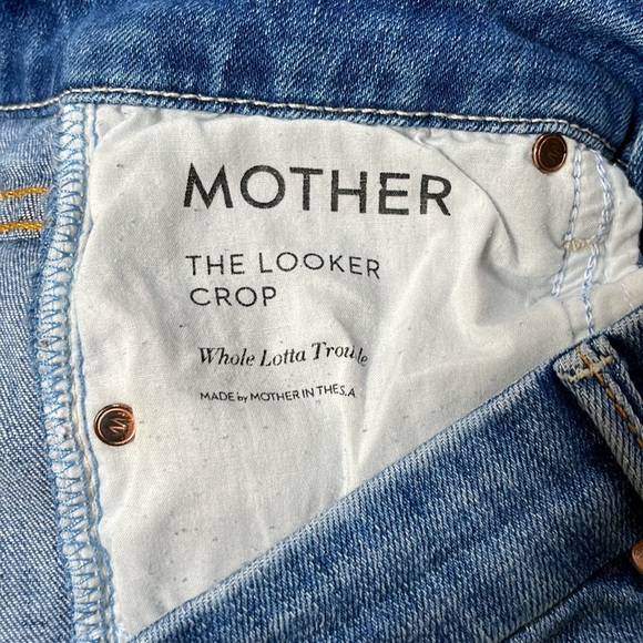 Mother Denim distressed jeans - the looker crop -Shopbop - Picture 4 of 10